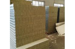 China Dust-Free Workshop Clean Fire Insulation Rock Wool Sandwich Board supplier