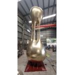 ODM Decoration Brass 4.6m Modern Metal Sculpture for sale