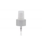 Matte Silver Aluminum Closure Pump Mister Sprayer 24mm 0.2ml Dosage Longlife for sale