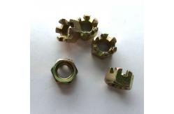 China DIN935 DIN937 Hex Slotted Nut , Castle Hex Nut M6-M48 Customized Material supplier