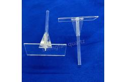 China High Temp Laboratory Quartz Glass Tripod Corrosion Resistant supplier