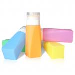 Lightweight Squeezable 3 Oz Silicone Travel Bottles for sale