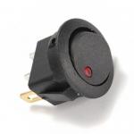 Car Round Dot Red 12v Led Light Waterproof On Off Toggle Switch for sale