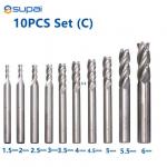Square End Coated HSS End Mill  4 Flute 1/4 Inch Diameter for sale