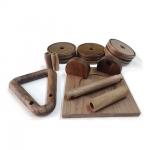 Customized CNC Wood Parts ±0.1mm Tolerance for sale