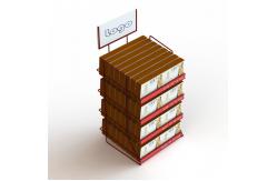 China Cigars Metal Table Top Display Stands With 4 Layers Wire Counter Top Display supplier