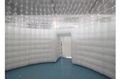 China Half Transparent PVC 6m Inflatable Christmas Igloo Tent supplier