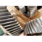 SAE 4340 Steel Single Helical Gear For Mining Equipment with ISO 6-7 Grade Accuracy for sale