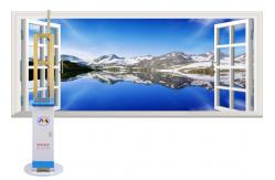 China Customizable Zkmc Movable 3d Wall Printer Machine supplier