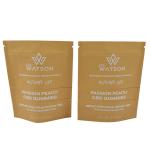 Hot Sale Custom Design Printed Biodegradable Stand Up Kraft Paper Bag Eco Friendly Gummie Candy Packaging for sale