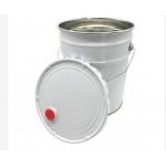 Chemical Grade Paint Bucket With Lid 18L Metal Oil Drum for sale