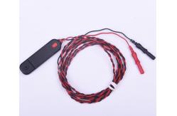 China Black Bar Electrode With Two 9 Mm Convex Disc Contacts Spaced 30mm Apart supplier
