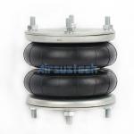 6×2 Flange Rubber Air Spring Parker 9109001 Double Convoluted Pneumatic Bellow for sale