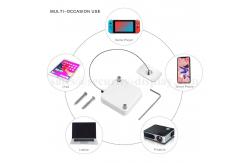 China Anti Theft Retractable Laptop Cable Lock For Hardware Security supplier