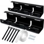 Under Desk Cable Management Tray 43*10*10cm Non-folding Rack Organizer for Wire Management for sale