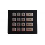 IP67 Metal Numeric Keypad 16 Keys For Security Atm Access Control for sale