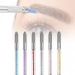 Acrylic Double Head Microblading Tattoo Pen Eyebrow Permanent Makeup Tools for sale