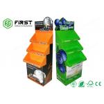 Custom Retail Cardboard Floor Stands Recyclable Paperboard Corrugated Floor Display for sale