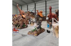 China Animatronic T Rex Dino Riders , Customized Amusement Park Dinosaur supplier