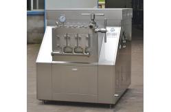 China Manually Operated 4t Flow Homogenizer Machine Hydraulic Pressure Adjustment supplier