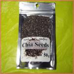 Fashionable Stand Up Food Packing k Bag / Side Sealed Chia Seeds Bag for sale