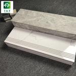 indoor Ceramic Stair Floor Tiles Natural Marble Design 12mm Thickness for sale