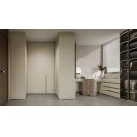 Effortless Style And Functionality Modern U-Shaped Wardrobe With White-Almond Doors for sale