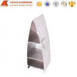Triangle Shape 600mm 6082 Aluminum Alloy Profile / Extruded Aluminum Louver / Blinds for sale