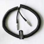 4 Pin Male To 4 Pin Male Coiled Twist Cable For Teradek Bond ARRI Alexa Camera for sale