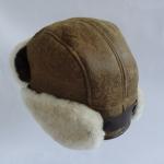 Wholesale new design sheepskin shearling trapper sheepskin winter hat