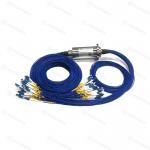 2 - 37 Circuits Optical Signal Slip Ring Small IP68 Optical Slipring for sale