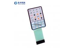 China PET Flat Membrane Switch , Matrix Electronic Membrane Keypad Panel supplier