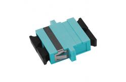 China SC OM3 DX Adapter With Flange Fiber Optic Adapter/Coupler supplier