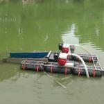 1T/H 25Kw Steel Gold Dredger 3.5m Length Rotary Movable Mini Gold Minging Boat for sale