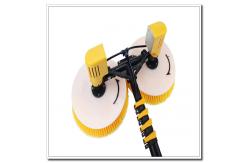 China Durable Rotating Solar Panel Cleaning Brush Double Version with Customized and Telescopic Pole supplier