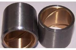 China Shock Resistant Cylindrical Bushing Steel Shell Cast Bronze Graphite Material supplier