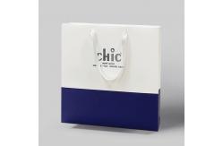 China White Eco Friendly Reusable Shopping Bags Custom Kraft Paper Packaging Bags supplier