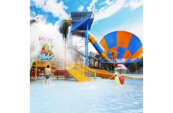 China 370m2/465m2 Playground Water Park Speed Water Slide Water Play Equipment supplier