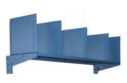 China Unassembled Industrial Heavy Duty Workbench Riser Divider Kit Steel Material supplier