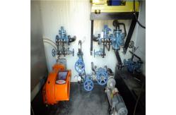 China Complete Base Liquid Bitumen Storage Tank Square Shape Stable Double Heating supplier