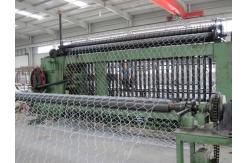 China 80x100mm Gabion Mesh Weaving Machine / Galvanized Gabion Box Making Machine supplier