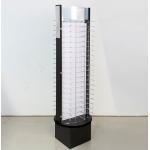 Retail Store Sunglass Display Fixtures Rotates Freely 120 Pair Customized Design for sale