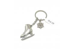 China Personalized Metal Keychain Campaign Bone Shape for Everyday Key Holding supplier