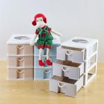 Single Layer Chest Storage Box Stackable Plastic Drawer Organizer for sale