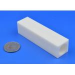 High Flexural Strength Square Ceramic Tube Zirconia Material High Hardness for sale