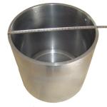 Fabricated Pure Tungsten Crucible In High Temperature As Melting Pot for sale