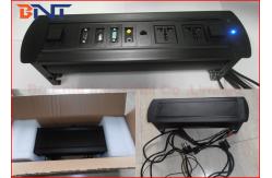 China Motorized Conference Table Socket , Table Hidden Rotating Electrical Outlet supplier