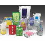Food Grade Stand Up Spout Pouch Packaging For Liquid Bag for sale