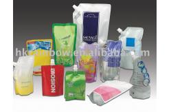 China 500ml PE / PET Side Stand Up Bags With Bottom Gusset For Liquid supplier