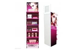 China custom cardboard counter top display boxes cardboard cosmetic product display stands supplier